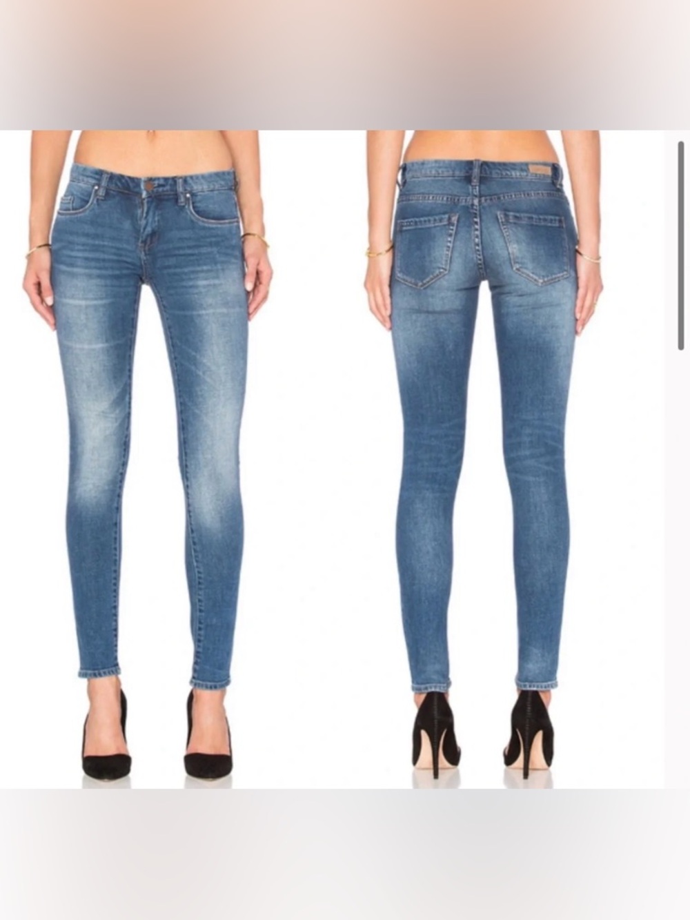 Like new Blank NYC Women's Skinny Classique Blue Skinny Jeans waist 28